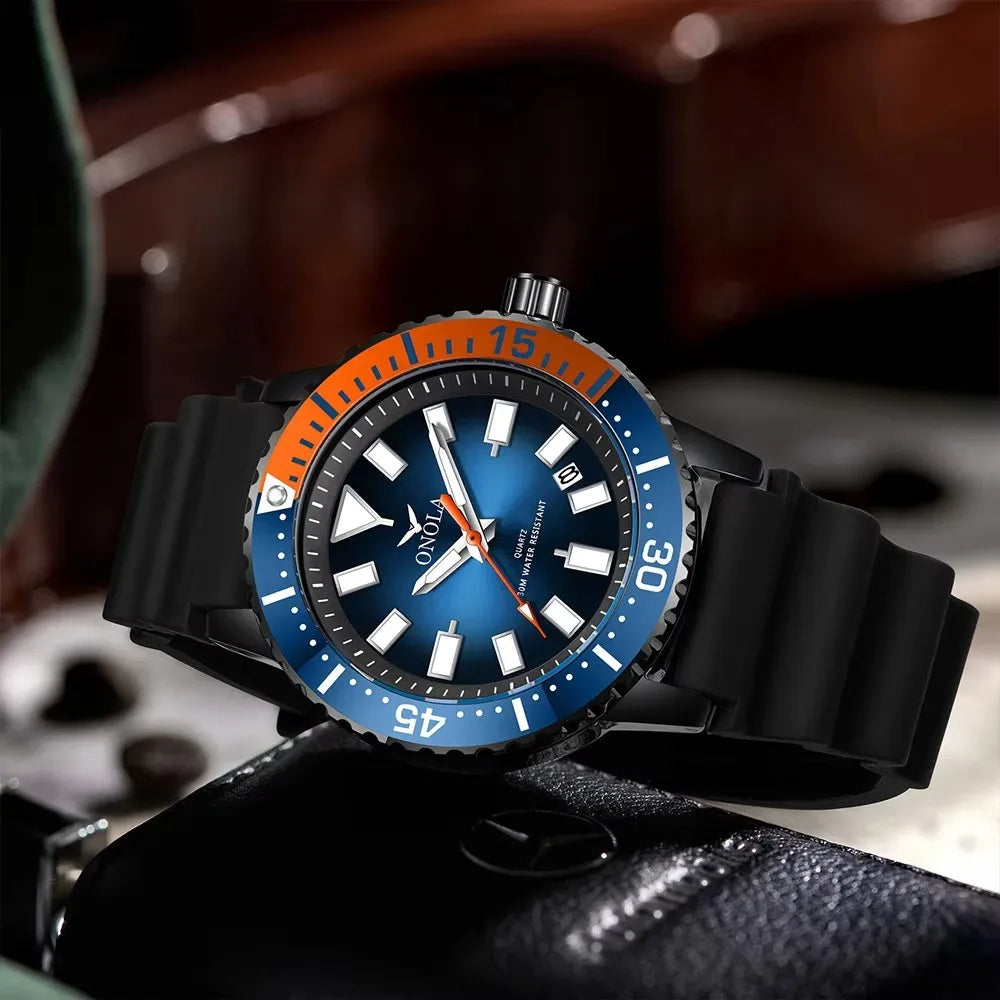 Montre à Quartz horloge pour hommes