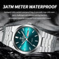 Montre de luxe bracelet en acier pour homme