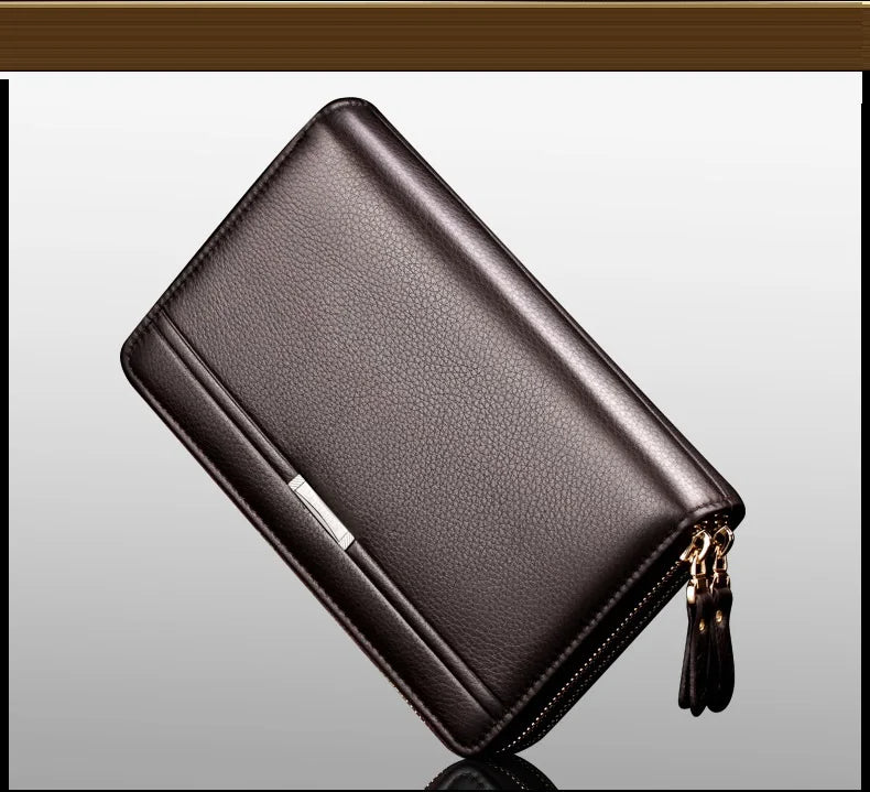 Sac à main d'affaires en cuir PU pour hommes