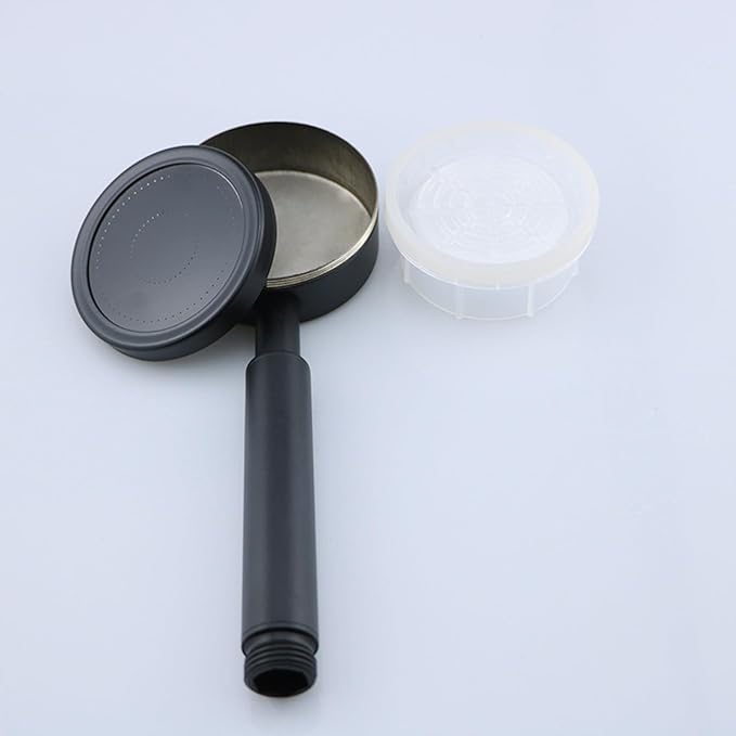 Pommeau de douche noir haute pression