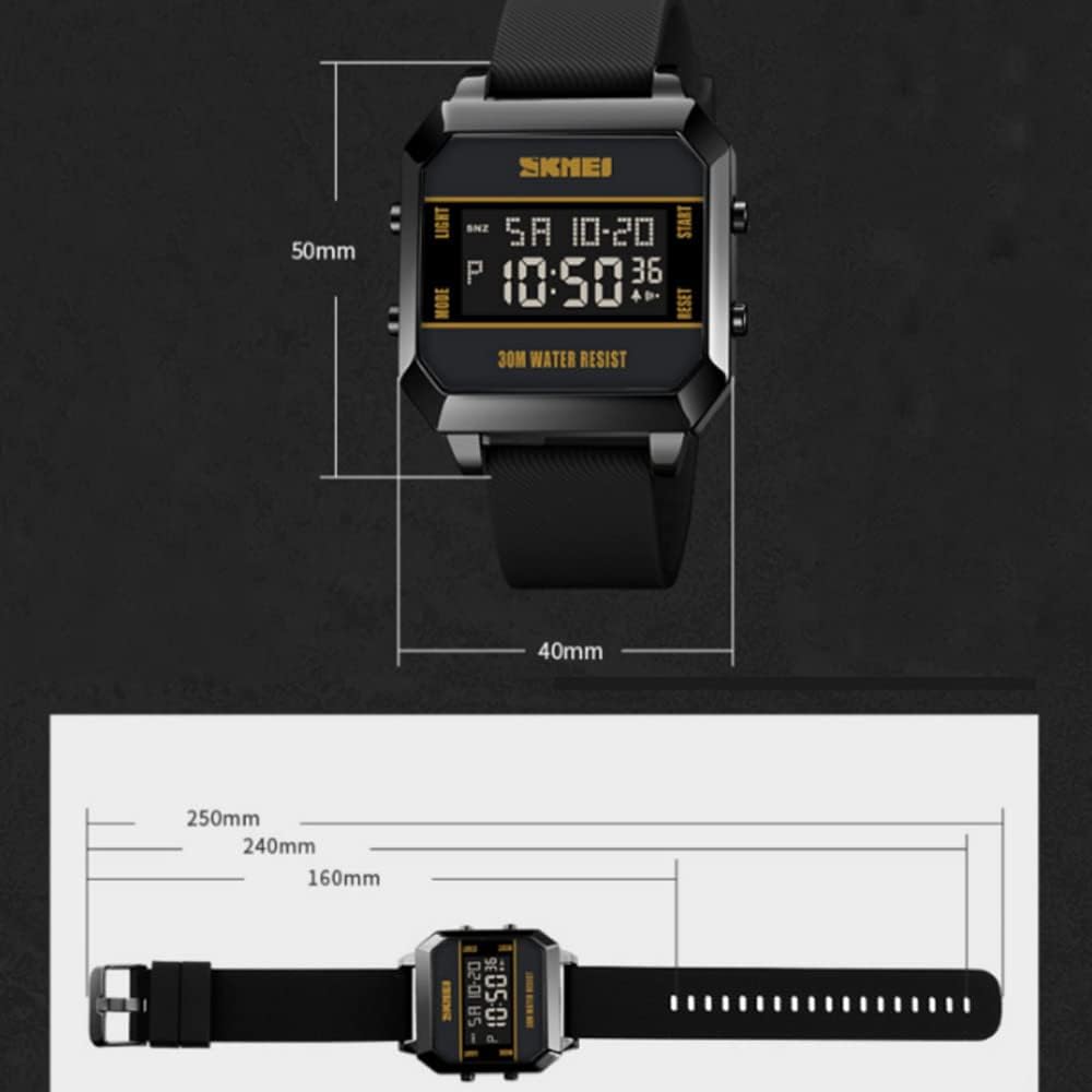 MONTRE MODÈLE NUMÉRIQUE LED LUMINEUX