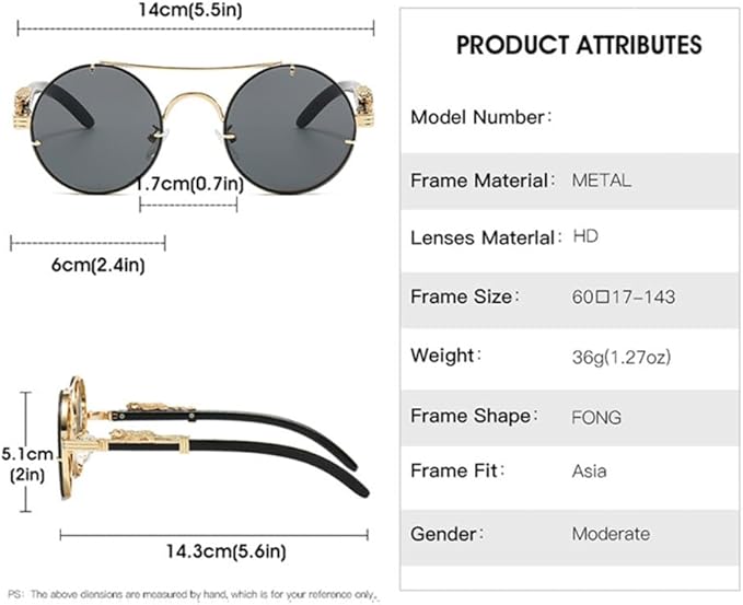 Lunettes de soleil Vintage pour hommes