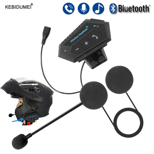 Casque Bluetooth pour Casque de Moto BT12 ( pas avec le casque de moto )