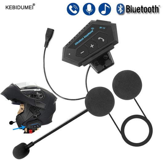 Casque Bluetooth pour Casque de Moto BT12 ( pas avec le casque de moto )