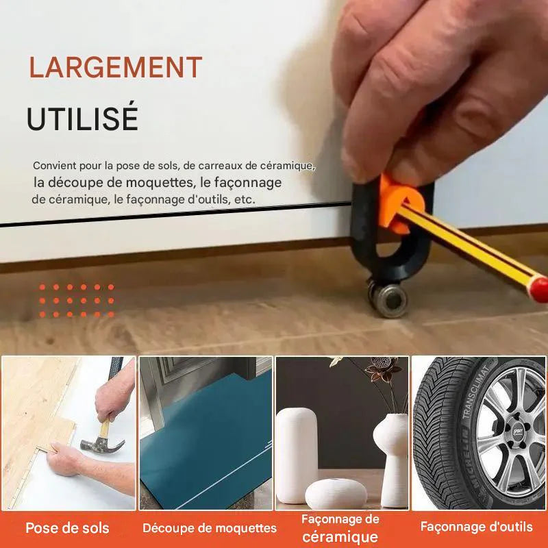 Règle de traçage de contour avec verrouillage