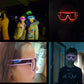 Lunettes de soleil lumineuses
