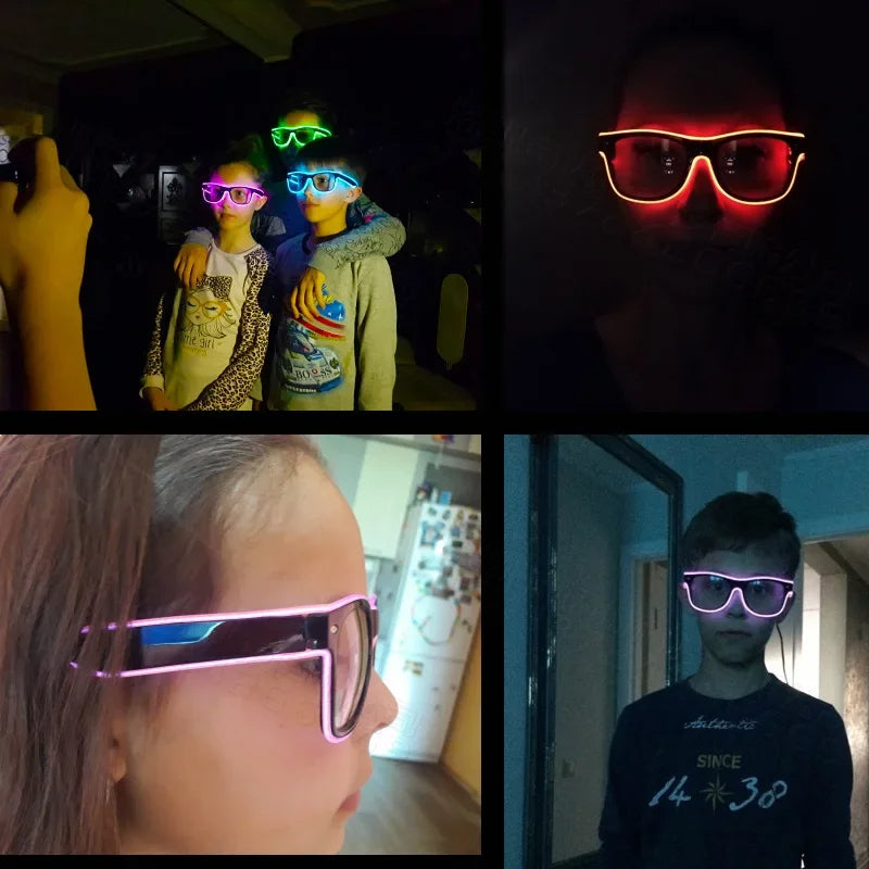 Lunettes de soleil lumineuses