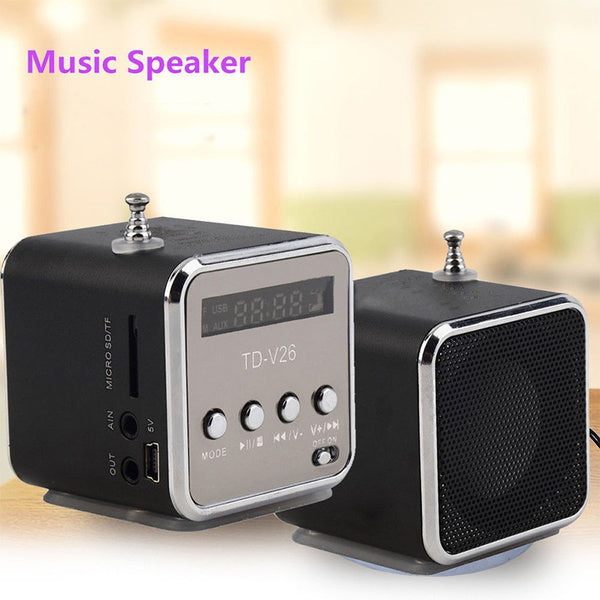 Mini haut-parleur multimédia Portable, Radio FM, USB, carte Micro SD TF, lecteur MP3