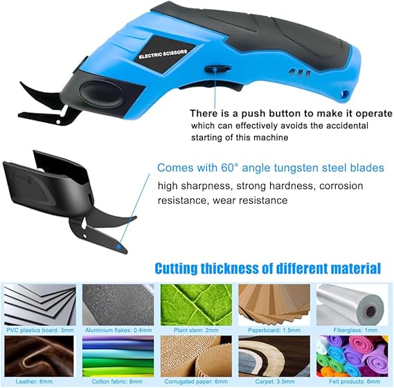 Coupe-Ciseaux Électrique Sans Fil, Compact, Ergonomique