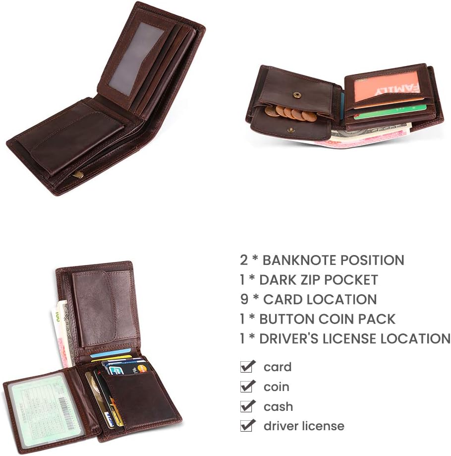 Portefeuille Vintage pour homme