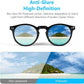 Lunettes de soleil rondes rétro pour hommes