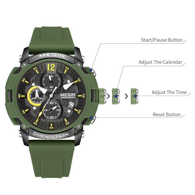 Montre à Quartz analogique pour hommes