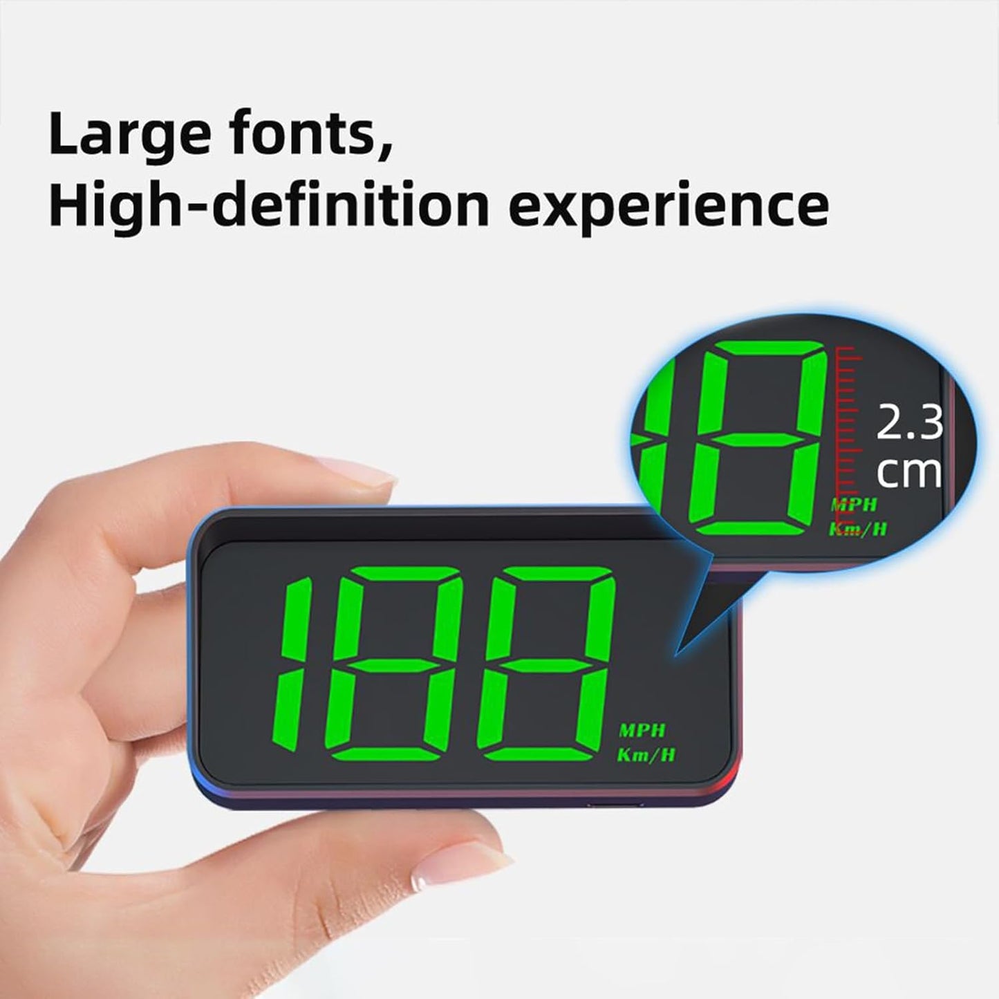 Compteur de vitesse électronique Affichage tête haute