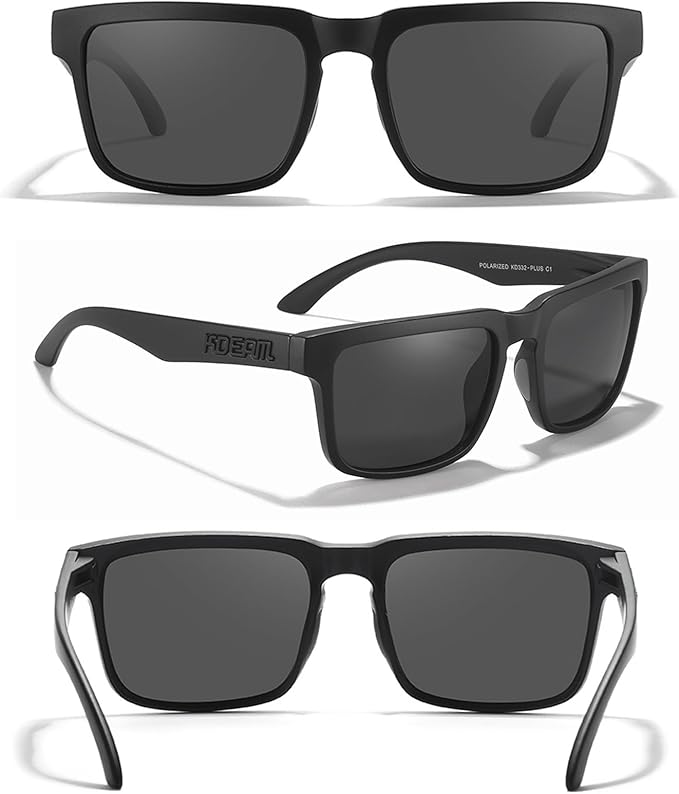 Lunettes de soleil carré pour hommes