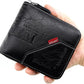 Portefeuille en cuir PU pour homme