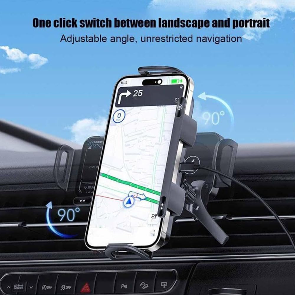 Support Auto Téléphone Charge Rapide