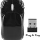 Souris sans fil ergonomique en forme de voiture