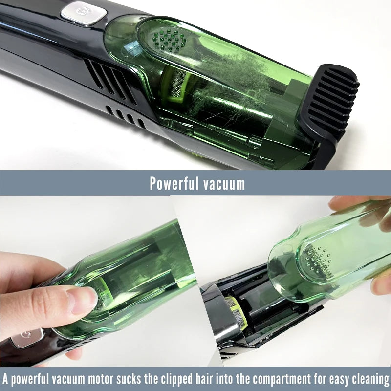 Tondeuse à barbe Pro avec aspirateur intégré