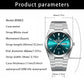 Montre de luxe bracelet en acier pour homme