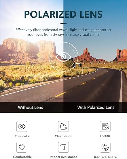 Lunettes de soleil classiques pour hommes