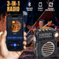Radio sans fil avec lampe de poche