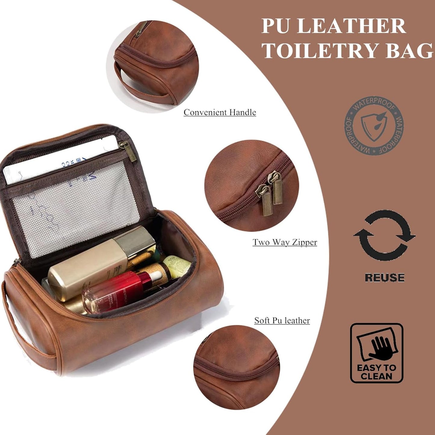 Trousse de luxe vintage pour hommes