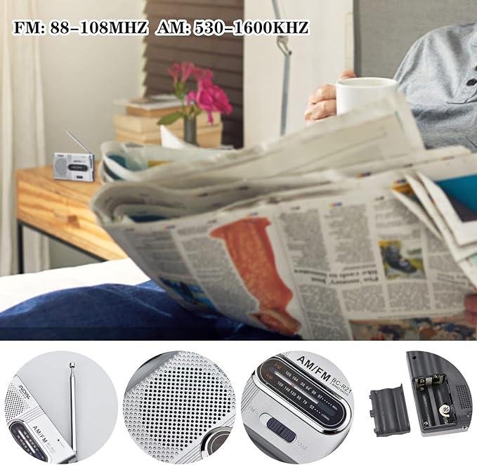 Radio AM FM Portable léger