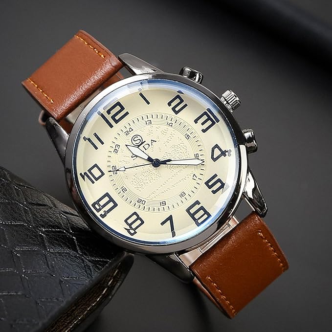 Montre à quartz pour hommes
