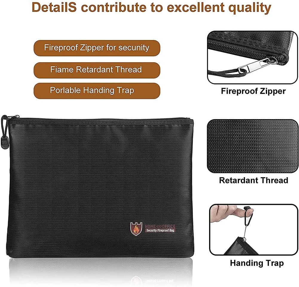 Enveloppe de Sécurité Portable Étanche et Résistante M