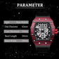Montre-bracelet en silicone pour hommes