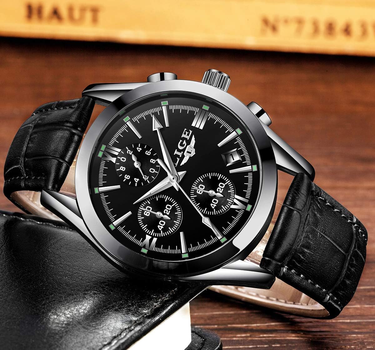 Montre à quartz de luxe pour hommes