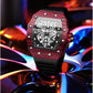 Montre-bracelet en silicone pour hommes