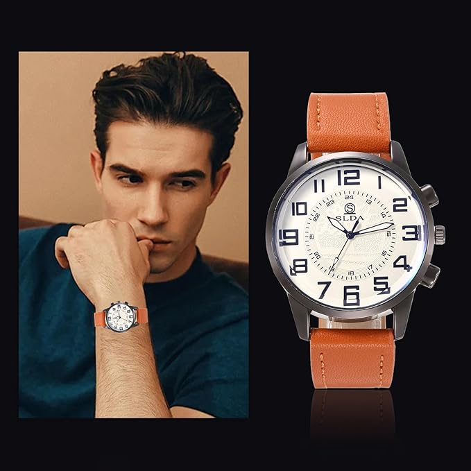 Montre à quartz pour hommes