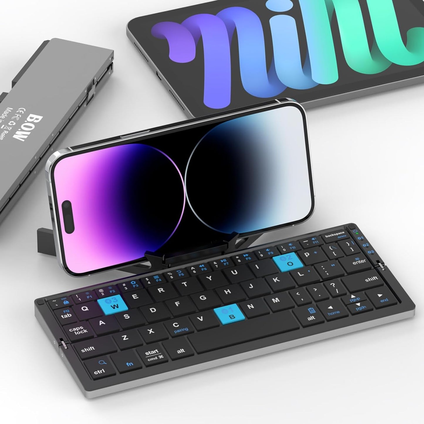 Mini clavier pliable sans fil