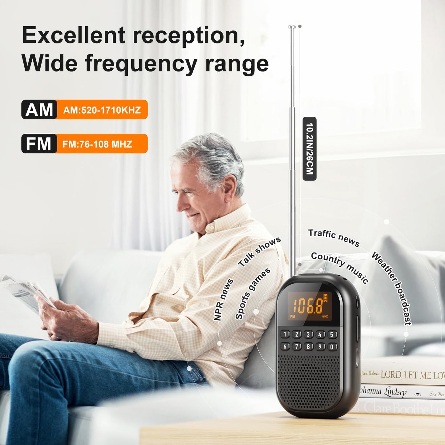 Radio AM FM Numérique Compacte