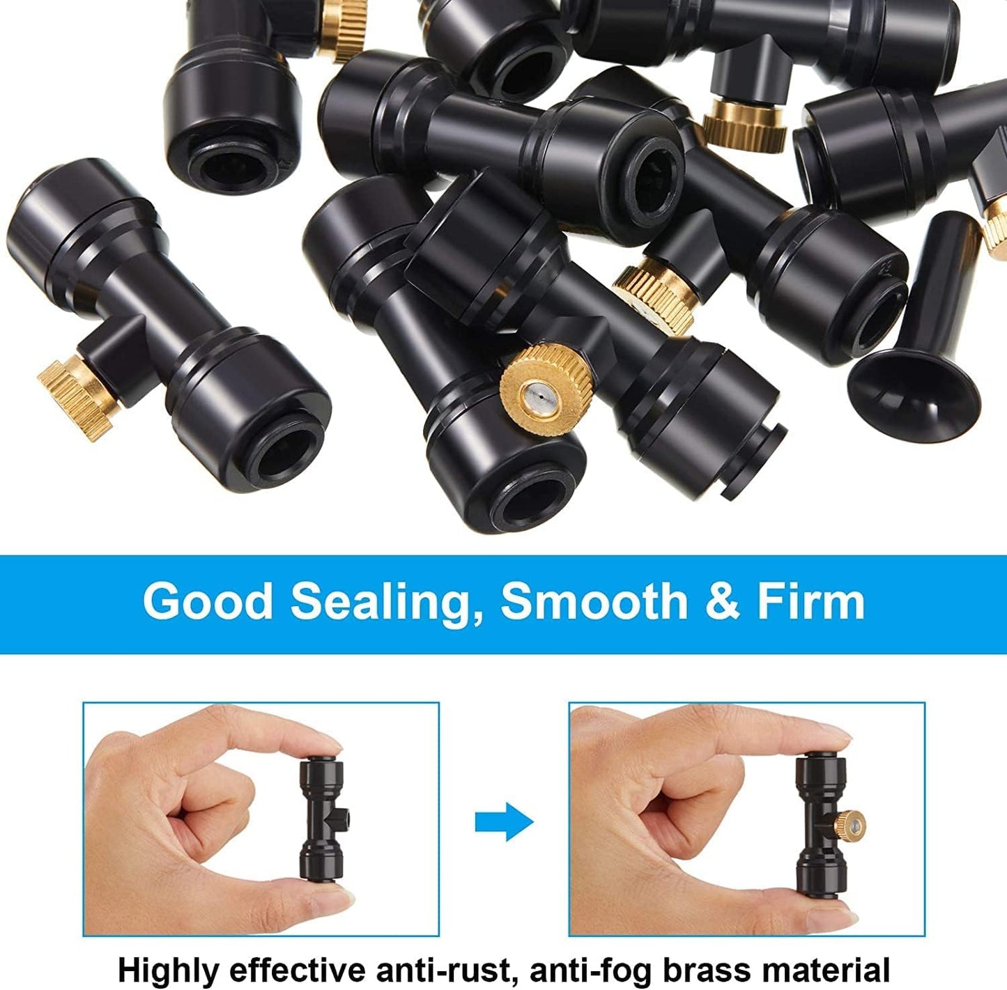 Buses de pulvérisateurs d'irrigation de jardin incités, 10 pièces