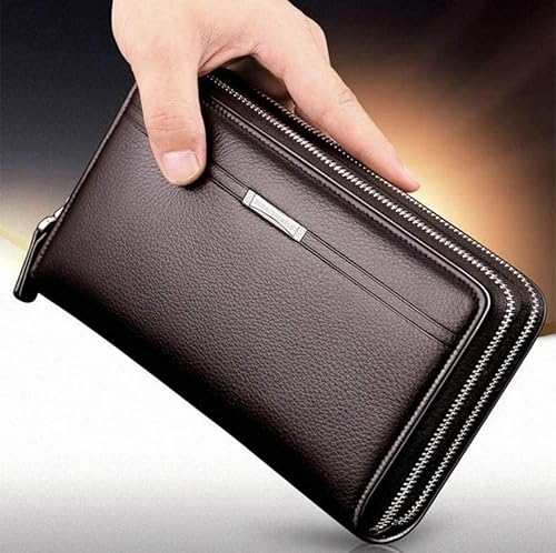 Sac à main d'affaires en cuir PU pour hommes