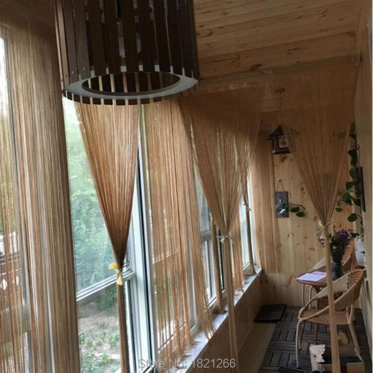 Rideau linéaire décoration de maison