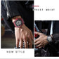 Montre-bracelet en silicone pour hommes