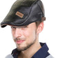 Casquettes rétro en cuir Pu pour hommes