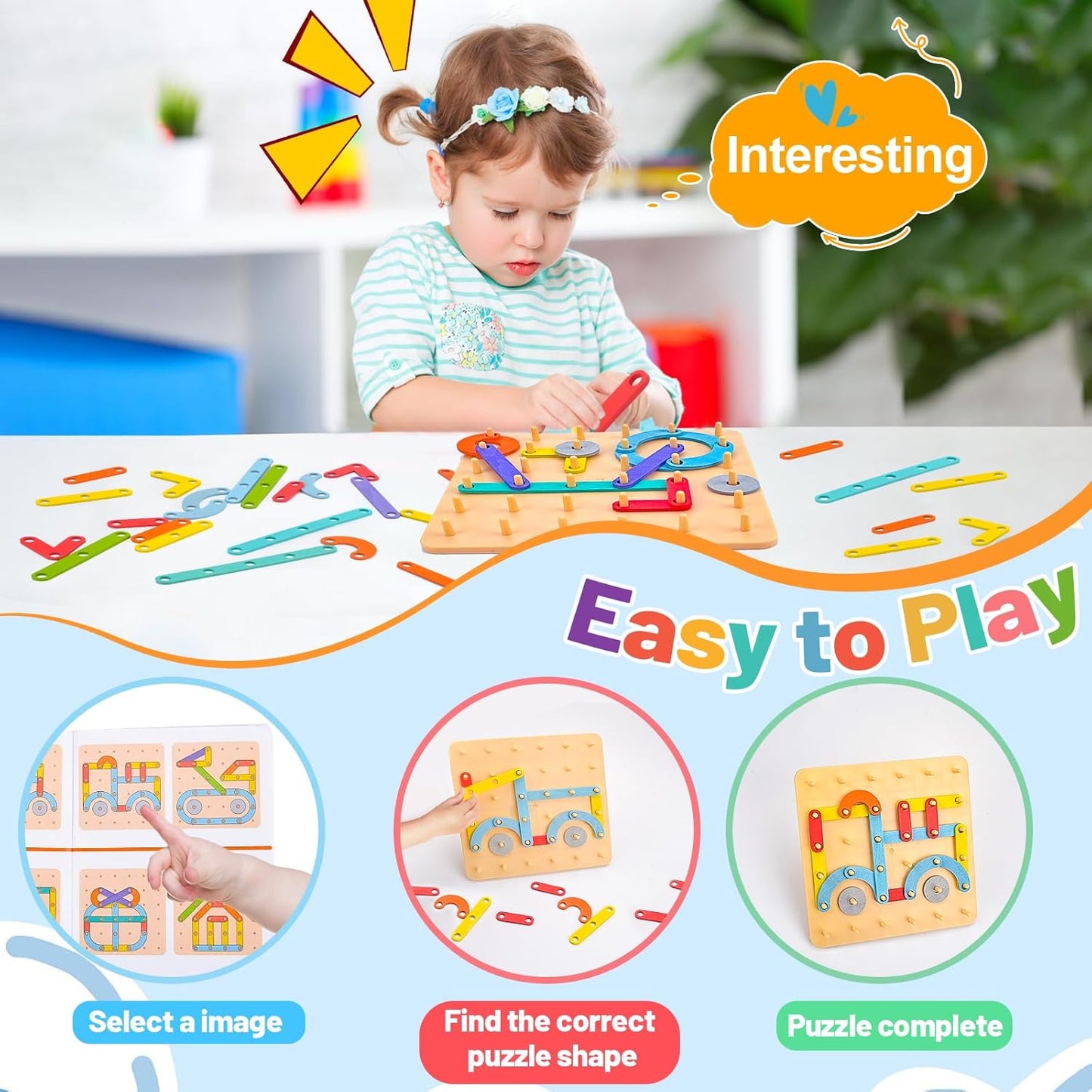 Jeu éducatif créatif pour enfants