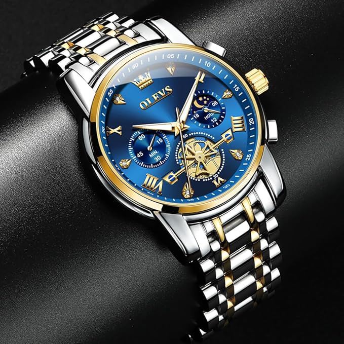 Montre-bracelet à quartz étanche pour homme