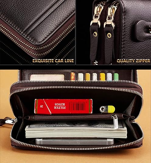 Sac à main d'affaires en cuir PU pour hommes