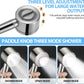 Pommeau de douche rond, 3 Modes, haute pression