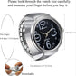 Montre à bague décorative réglable