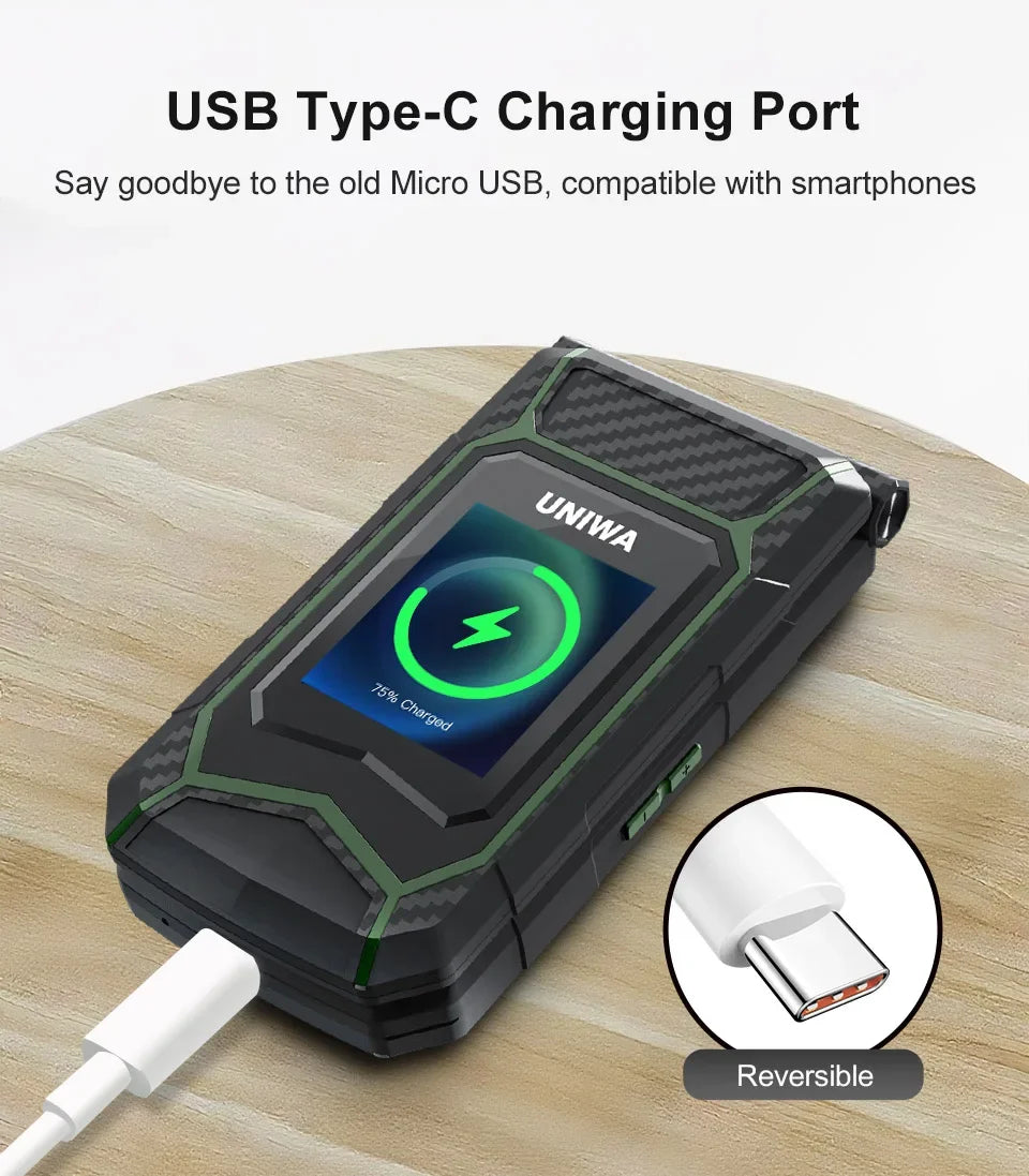 Téléphone portable Flip grand bouton