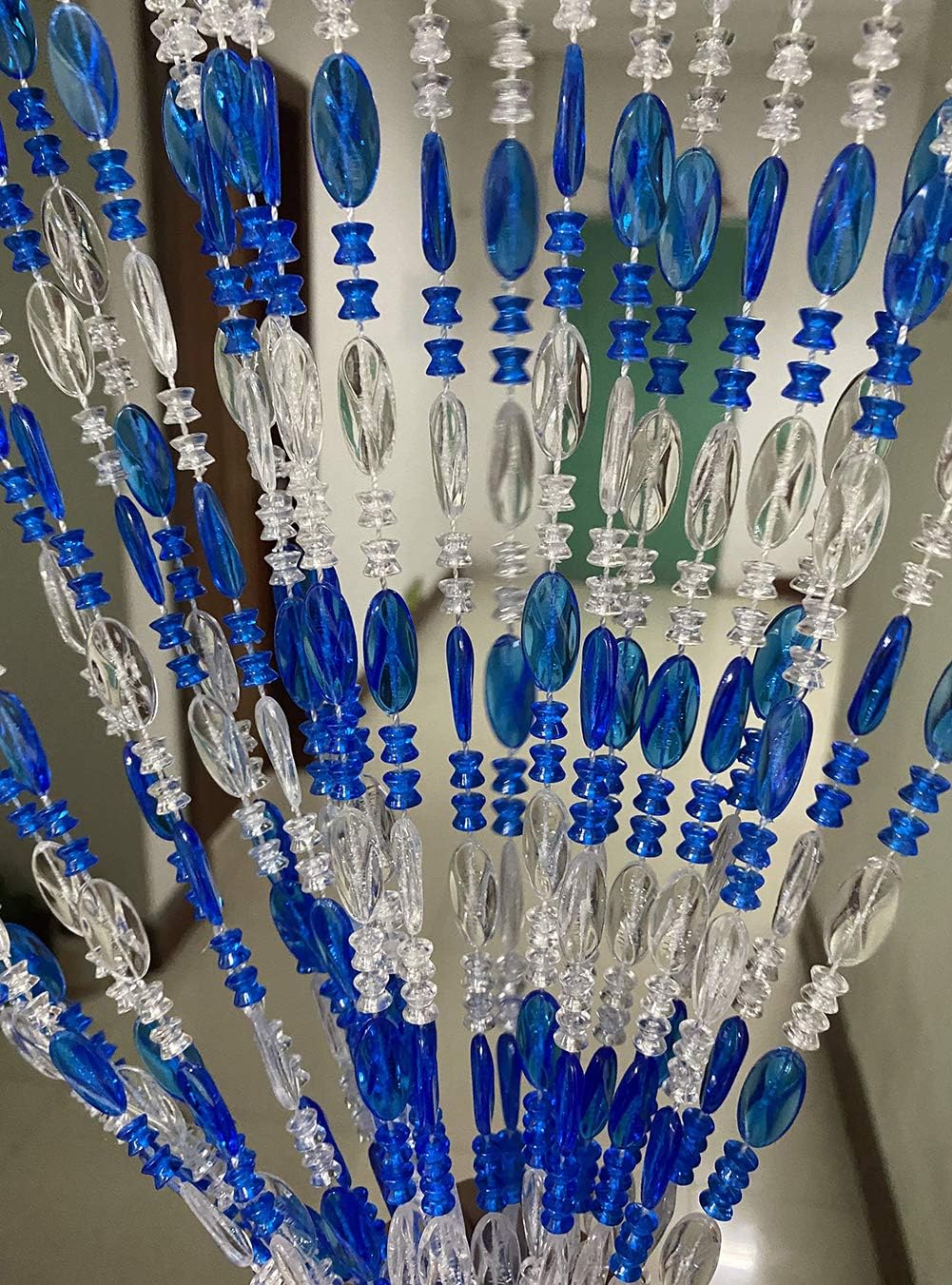 Rideau décoration avec bouton lumineux