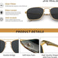 Lunettes de soleil classiques pour hommes