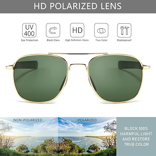 Lunettes de soleil vintage pour hommes