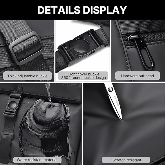 Sac à bandoulière d'affaires rétro pour homme